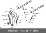 Genuine Oe Tappet Valve 1032A124 For Mitsubishi 1032-A124. Fixed Price $10.90.