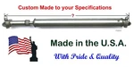 Custom 5-1330X Telescoping Drive Shaft Fits Ford Gm 3.5" Dia 72" C-c Ls Swap. Fixed Price $288.00.