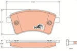 GDB1785 Trw Brake Pad Set, Disc For Mercedes-benz, Nissan, Renault. Fixed Price $38.56.