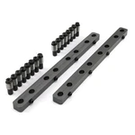 Ford Sb 289 302 351 Windsor Rocker Stud Girdle Kit Silver With 7/16" Polylock Nu. Fixed Price $77.68.