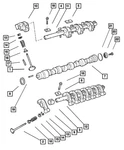 Genuine Mopar Exhaust Rocker Arm 4648702AC. Fixed Price $51.58.