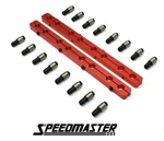 Speedmaster Small Block Chevy 350 Rocker Stud Girdle Kit Red 3/8" Polylock Nuts. Fixed Price $112.90.