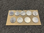 Subaru EJ20 Valve Shim 9PC Assortment Pre-owned. Fixed Price $50.00.