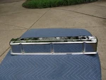 Valve Cover Signature Series Stock Height Steel Chrome Edelbrock Logo Chevy L6. Fixed Price $65.00.