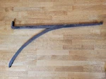 Vintage Antique Hand Forged Wrought Iron Fireplace Crane Swing Arm 29" X 15". Fixed Price $85.00.