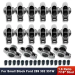 Ford Sbf 289 302 351W 1.6 Ratio 7/16" Stainless Steel Roller Rocker Arms Set. Fixed Price $135.68.