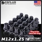 24PC Black M12X1.25 Oem Lug Nut Wheel Lock Combo Mag Seat Fit Nissan Infiniti. Fixed Price $32.99.