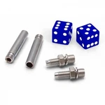 1982 Chevrolet Corvette Blue Dice Tire Valve Wheel Stem Caps. Fixed Price $20.13.