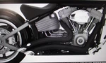 Vance & Hines Big Raduis Harley Davidson Softail Rocker Fxcw Black 46043 Nos. Fixed Price $800.00.