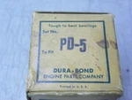 Dura-bond PD-5 Cam Bearing Set 1955-1981 Pontiac 326 350 389 400 421 455 V8 Nos. Fixed Price $54.95.