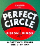 Perfect Circle Piston Rings Vintage 90'S Vinyl Decal Sticker-drag Racing-nhra. Fixed Price $9.56.