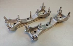 Very Nice Pair Rare Used Original Porsche 356B Rocker Bridge Bases Magnesium Nla. Fixed Price $250.00.