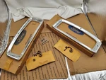 Nos 1967 - 1972 Ford F100 F250 F350 Trucks Lh & Rh Rear Taillight Bezel Pair. Fixed Price $299.95.