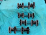 Cadillac 472 500 Rocker Retainer Plates, Arms, Pivots (1971-76). Fixed Price $132.50.