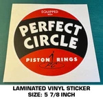 Perfect Circle Piston Rings Vinyl Decal Sticker - Vintage Nascar Road Racing. Fixed Price $10.30.