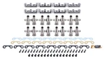Jesel KPS-310116-6060 Pro Series Shaft Mount Rocker Arm Kit Small Block Ford. Fixed Price $2341.13.