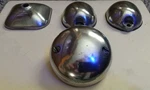 Norton Commando Valve Points Cover Set - Polished. Fixed Price $95.00.