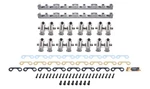 Jesel KPS-03726-6060 Pro Shaft Rocker Kit Tfs High Port 1.60/1.60 Sb Ford. Fixed Price $2338.79.