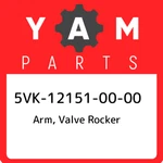 5VK-12151-00-00 Yamaha Arm, Valve Rocker 5VK121510000, New Genuine Oem Part. Fixed Price $115.48.