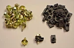 Mopar Valance Bolts & Nuts Black Zinc Coated 1/4-20 7/8" Hex Dog Point Body. Fixed Price $24.99.