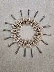 QTY=16 Ls 1997-2015 GM#12681275 Valve Rocker Arm With Bolts Very Nice Condition. Fixed Price $100.00.