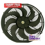 Racing Power R1016, Kit Black Plastic 16IN Universal Cooling Fan W/curved Blades. Fixed Price $168.35.