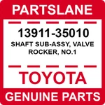 13911-35010 Toyota Oem Genuine Shaft Sub-assy, Valve Rocker, NO.1. Fixed Price $57.56.