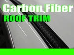 Forpontiac 2000-2010 2PCS 3D Black Carbon Fiber Roof Top Trim Molding Diy Kit. Fixed Price $40.24.