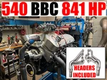 540 C.i. Big Block Chevy Race Gas 841 Hp Motor Dart Jesel 9.800 Deck Save $. Fixed Price $19500.95.