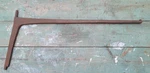 Antique Fireplace Swing Crane Hand Forged Wrought Iron Early Colonial. Fixed Price $79.97.