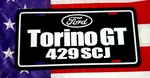 Ford Torino Gt 429 Scj License Plate Tag 1970 1971 Super Cobra Jet Drag Pack. Fixed Price $19.89.