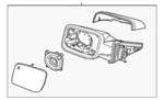 Genuine Ford Mirror Outside DB5Z-17683-UK. Fixed Price $174.95.