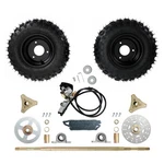 Bruce & Shark 29" Rear Axle Assembly Complete Wheel Hub Kit For Go Kart Quad .... Fixed Price $231.73.