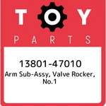 13801-47010 Toyota Arm Sub-assy, Valve Rocker, NO.1 1380147010, New Genuine Oem. Fixed Price $39.59.