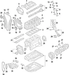Genuine Volkswagen Valve Lifters 04E-109-423-C. Fixed Price $10.37.