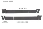 Lund 5821343 Rhino Linings Rocker Guard Fits 07-14 Fj Cruiser. Fixed Price $151.99.