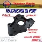 Transmission Oil Pump Comp W John Deere 300 401 1020 Replc: AR96662 AR39107. Fixed Price $325.00.