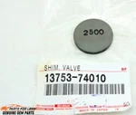 13753-74010 Toyota Genuine Shim, Valve Adjusting. Fixed Price $50.82.