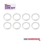Jesel RNG-26210-8, Set Of Natural Steel Retaining Rings 8PK For 9/16 Shaft. Fixed Price $30.78.