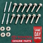 New Genuine Oem Toyota Lexus 2JZGE Vvti Engine Valve Cover Bolt Nut Hardware Set. Fixed Price $75.00.