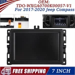7" Lcd Touch Screen W/ Frame For 2017-2020 Jeep Compass Radio Navigation Replace. Fixed Price $62.99.