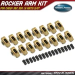 Gold 2024 Aluminum Rocker Arm Set For Chevy Sbc 350 1.6 Ratio 3/8" Self-aligning. Fixed Price $190.89.