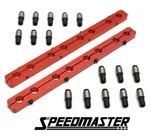 Speedmaster Chevy Sbc 350 Rocker Stud Girdle Kit Red With 7/16" Polylock Nuts. Fixed Price $117.00.