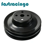 Sb Ford 260 289 351W 1965-1969 Black Steel Double Groove Water Pump Pulley. Fixed Price $38.99.