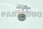 1375374090 Genuine Toyota Shim, Valve Adjusting 13753-74090. Fixed Price $7.67.